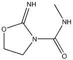 3-Oxazolidinecarboxamide,2-imino-N-methyl-(9CI) Struktur