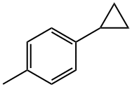 Benzene, 1-cyclopropyl-4-Methyl- Struktur