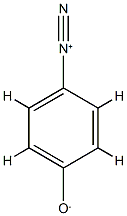 4-Oxylatobenzenediazonium Struktur