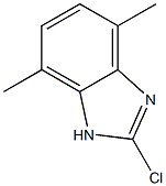 1H-Benzimidazole,2-chloro-4,7-dimethyl-(9CI) Struktur