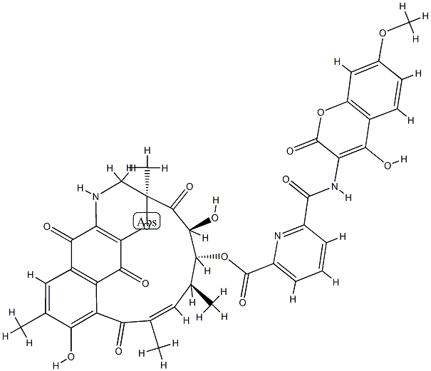 3''-Deoxyrubradirin B Struktur