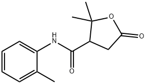 3-Furancarboxamide,tetrahydro-2,2-dimethyl-N-(2-methylphenyl)-5-oxo-(9CI) Struktur