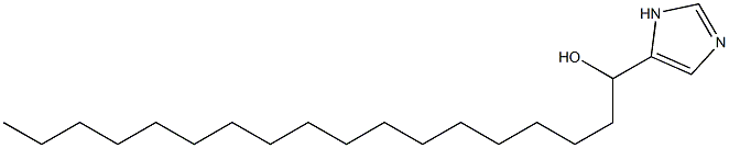 α-Heptadecyl-1H-imidazole-4-methanol Struktur