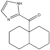 1H-Imidazol-2-yl[1,3,4,5,6,7,8,8aβ-octahydronaphthalen-4aα(2H)-yl] ketone Struktur