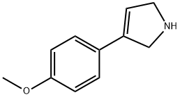 1H-Pyrrole,2,5-dihydro-3-(4-methoxyphenyl)-(9CI) Struktur