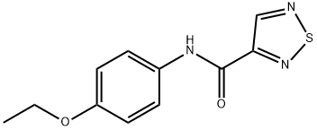 1,2,5-Thiadiazole-3-carboxamide,N-(4-ethoxyphenyl)-(9CI) Struktur