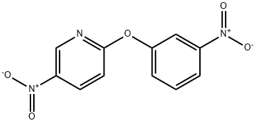 5-nitro-2-(3-nitrophenoxy)pyridine Struktur