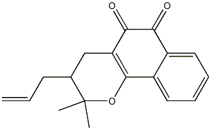 3-allyl-beta-lapachone Struktur