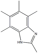 1H-Benzimidazole,2,4,5,6,7-pentamethyl-(9CI) Struktur