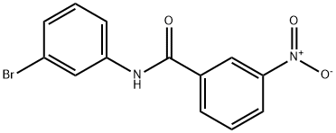 N-(3-bromophenyl)-3-nitrobenzamide Struktur