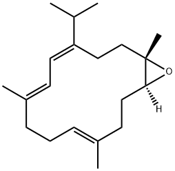 (+)-11,12-Epoxy-11,12-dihydrocembrene C Struktur