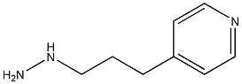 4-(3-hydrazinylpropyl)pyridine Struktur