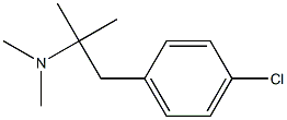 N,N,-dimethylchlorphentermine Struktur