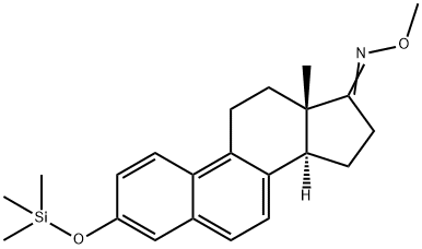 3-(Trimethylsiloxy)-1,3,5,7,9-estrapenten-17-one O-methyl oxime Struktur