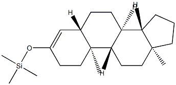 3-(Trimethylsiloxy)-5α-androst-3-ene Struktur