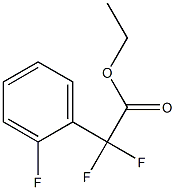 Benzeneacetic acid, α,α,2-trifluoro-, ethyl ester Struktur