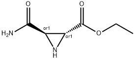 2-Aziridinecarboxylicacid,3-(aminocarbonyl)-,ethylester,(2R,3R)-rel-(9CI) Struktur