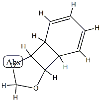 Benzo[3,4]cyclobuta[1,2-d]-1,3-dioxole,  3a,3b,7a,7b-tetrahydro-,  (3a-alpha-,3b-alpha-,7a-alpha-,7b-alpha-)-  (9CI) Struktur