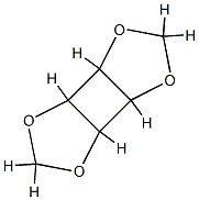 3aα,3bβ,6aβ,6bα-Tetrahydrocyclobuta[1,2-d:3,4-d']bis[1,3]dioxole Struktur