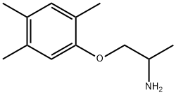 2-Propanamine,1-(2,4,5-trimethylphenoxy)-(9CI) Struktur