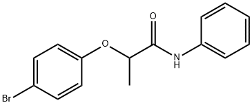 2-(4-bromophenoxy)-N-phenylpropanamide Struktur