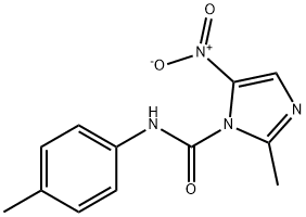 1H-Imidazole-1-carboxamide,2-methyl-N-(4-methylphenyl)-5-nitro-(9CI) Struktur