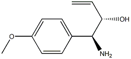 Benzeneethanol, beta-amino-alpha-ethenyl-4-methoxy-, (alphaR,betaR)-rel- (9CI) Struktur