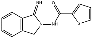 2-Thiophenecarboxamide,N-(1,3-dihydro-1-imino-2H-isoindol-2-yl)-(9CI) Struktur