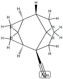 Tricyclo[4.3.1.12,5]undecane-1-carbonitrile, (1-alpha-,2-alpha-,5-alpha-,6-ba-)- (9CI) Struktur