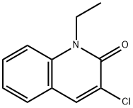 2(1H)-Quinolinone,3-chloro-1-ethyl-(9CI) Struktur