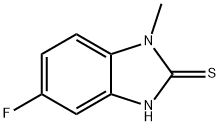 2H-Benzimidazole-2-thione,5-fluoro-1,3-dihydro-1-methyl-(9CI) Struktur