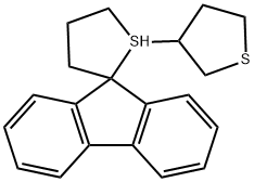 9H-Fluorene-9-one (ethane-1,2-diyl)dithioacetal Struktur