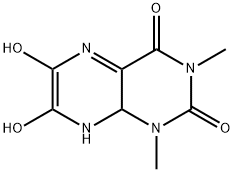 Lumazine,  6,7-dihydroxy-1,3-dimethyl-  (5CI) Struktur