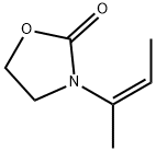 2-Oxazolidinone,3-[(1Z)-1-methyl-1-propenyl]-(9CI) Struktur