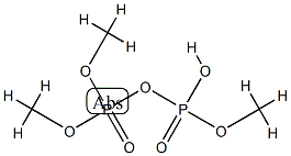 Diphosphoric acid α-hydrogen α,β,β-trimethyl ester Struktur