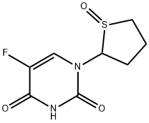 1-(2'-tetrahydrothienyl)-5-fluorouracil-1'-oxide Struktur