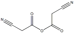 Bis(cyanoacetic)anhydride Struktur