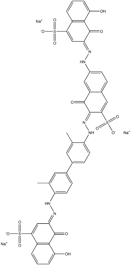 Direct blue 26, trisodium salt Struktur