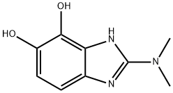 1H-Benzimidazole-4,5-diol,2-(dimethylamino)-(9CI) Struktur