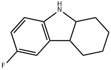 1H-Carbazole, 6-fluoro-2,3,4,4a,9,9a-hexahydro- Struktur