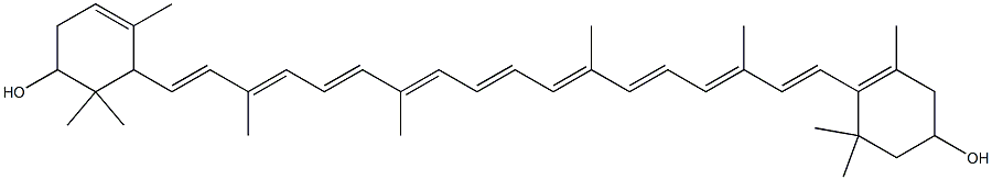 (6'ξ)-β,ε-Carotene-2',3-diol Struktur