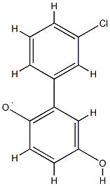 [1,1-Biphenyl]-2-yloxy,3-chloro-5-hydroxy-(9CI) Struktur