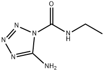 1H-Tetrazole-1-carboxamide,5-amino-N-ethyl-(9CI) Struktur