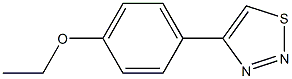 1,2,3-Thiadiazole,4-(4-ethoxyphenyl)-(9CI) Struktur