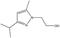 1H-Pyrazole-1-ethanol,5-methyl-3-(1-methylethyl)-(9CI) Struktur