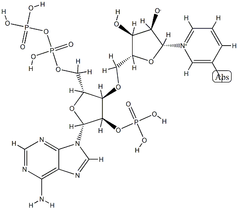 3-iodopyridine-adenine dinucleotide phosphate Struktur