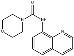 4-Morpholinecarboxamide,N-8-quinolinyl-(9CI) Struktur