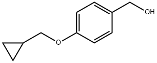 [4-(cyclopropylmethoxy)phenyl]methanol Struktur