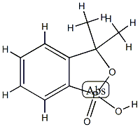 9-hydroxy-7,7-dimethyl-8-oxa-9$l^{5}-phosphabicyclo[4.3.0]nona-1,3,5-t riene 9-oxide Struktur