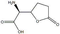 2-Furanacetic acid, alpha-aminotetrahydro-5-oxo-, (alphaR,2R)-rel- (9CI) Struktur